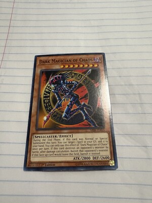 Yu-Gi-Oh! TCG Dark Magician of Chaos SR08-EN015 1st Edition -image