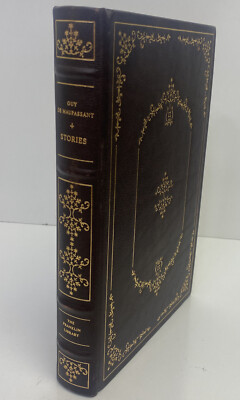 Stories by Guy Maupassant Franklin Library  Limited Edition 1981 Leather-image