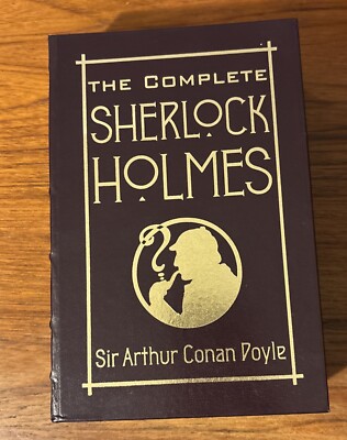 THE COMPLETE SHERLOCK HOLMES 1992 Leather Bound HC Book Barnes & Noble-image