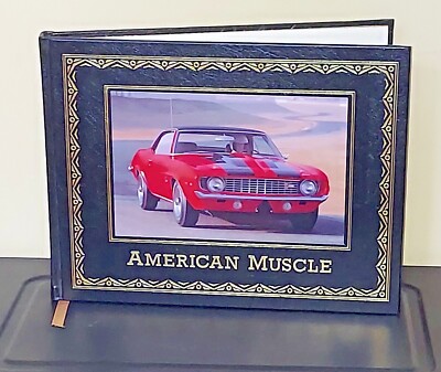 Muscle Car American Musle Otis Chandler Collection Leather Bound Gold Gilt-image
