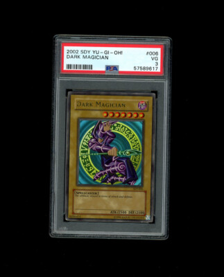 2002 SDY-006 YU-GI-OH DARK MAGICIAN HOLO!▪️PSA 3 VG GRADED! Original (617)-image