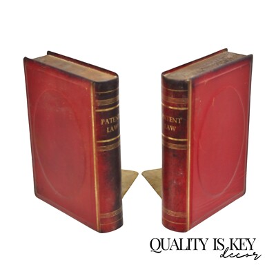Vintage Italian Red Leather Bound 