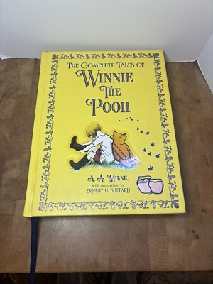 ❤️ THE COMPLETE TALES OF WINNIE THE POOH Bonded Leather Collectible Nice!-image