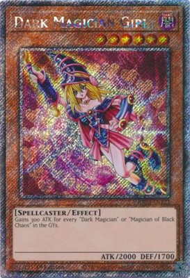 Yugioh! Dark Magician Girl (C) - RA03-EN123 - Platinum Secret Rare - 1st Edition-image
