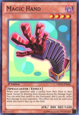 Magic Hand - DRLG-EN045 - Super Rare - 1st Edition - Moderately Played-image