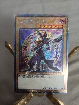 Dark Magician (8th Art) (Platinum Secret Rare) RA04-EN106 Quarter Century...-image