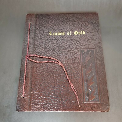 1948 Leaves Of Gold Book Anthology Of Prayers Phrases Verse Prose Religious-image