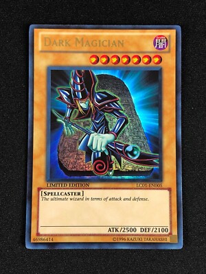 YUGIOH DARK MAGICIAN LC01-EN005 ORIGINAL PRINT! PLAYED/EDGE WEAR-image