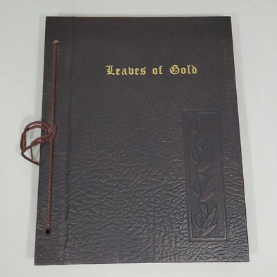 Leaves Of Gold Book Anthology of Prayers Phrases Inspirational Verse 1948-image