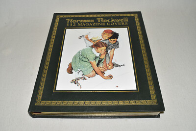 Easton Press NORMAN ROCKWELL 332 MAGAZINE COVERS 2002 LEATHER FINE/RARE!-image