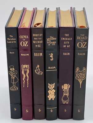 Easton Press - Complete Wizard of Oz Collection - L. Frank Baum - Leather Bound-image