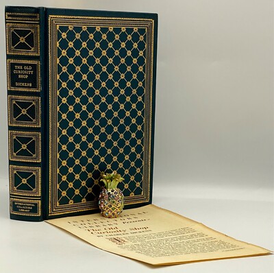 ICL OLD CURIOSITY SHOP Charles Dickens Collectors LIMITED Edition 24K GOLD OOP-image