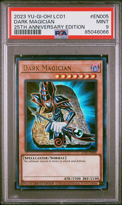 PSA 9 Dark Magician 25th Anniversary EN005 2023 YU-GI-Oh! Legendary Collection-image