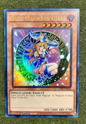 *** DARK MAGICIAN GIRL *** 1ST EDITION HOLOGRAPHIC ULTRA RARE LDS3-EN082 YUGIOH!-image