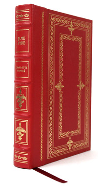 Jane Eyre Charlotte Bronte Franklin Library 1981 Red Leather Bound Gold Peacock-image