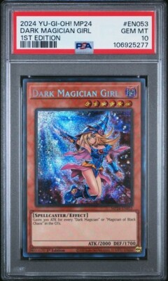 2024 YU-GI-OH! MP24-25TH ANV TIN: DUELING MIRRORS DARK MAGICIAN GIRL PSA 10-image
