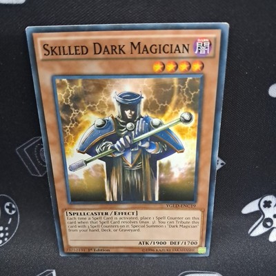 Skilled Dark Magician YGLD-ENC19 1st Edition LP Light Play Yu-Gi-Oh! Card-image