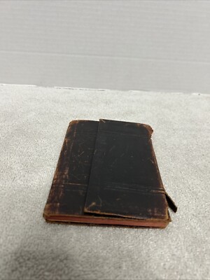 Antique 1899 Black Leather Bound Knights of the Orient Rites And Ceremonies Book-image