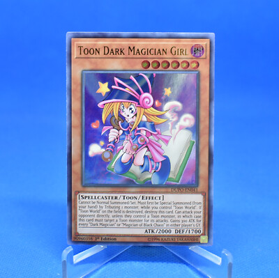 Yu-Gi-Oh! Toon Dark Magician Girl [DUPO-EN041] Ultra Rare 1st Ed NM-image