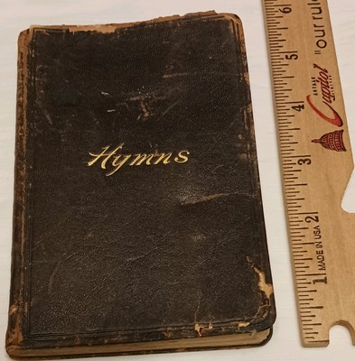 Rare Old 1895 Reformed Mennonite Collection Of Hymns Book Church Of Christ-image