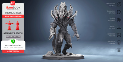 Monster X Resin Sculpture Statue Model Kit Unpainted/Unassembled-image
