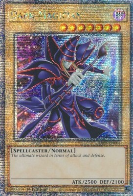Yugioh: 1x Dark Magician (New Art) - RA04-EN001 - Quarter Century Secret Rare - -image