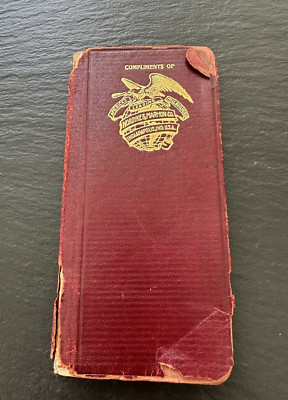 ~1906 NORDYKE & MARMON CO INDIANAPOLIS, IN LEATHER BOUND MILLER'S BOOKLET G375-image