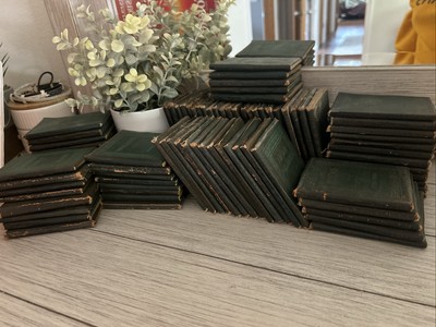 VINTAGE 1920’s Little Leather Library - Set Of 85-image