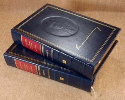 Discourses of President Gordon B. Hinckley Vol's 1 &2,leather employee ed./ 2004-image