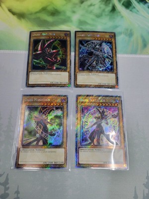 Dark Magician (Alt Art) RA04-EN106 x4 Platinum Secret Rare Yugioh Cards Mint Set-image