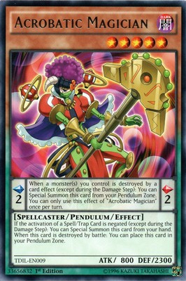 Acrobatic Magician - TDIL-EN009 - Rare - 1st Edition - Heavily Played-image