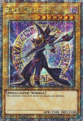 Yugioh! 1x Dark Magician (8th artwork) RA04-EN106 Quarter Century Secret Rare NM-image