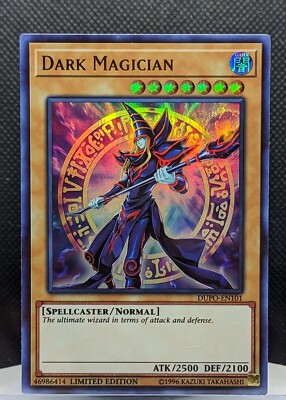 Yu-Gi-Oh! TCG Dark Magician DUPO-EN101 Holo Ultra Rare Limited Edition-image