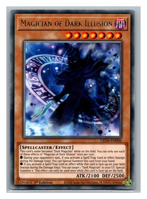 Legendary Duelists: Magical Hero #LED6-EN006 Magician of Dark Illusion - 1st Ed.-image