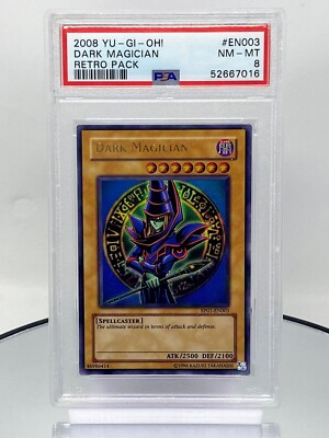 Dark Magician - Unlimited - PSA 8 7016 - NM-Mint, English, Retro Pack-image