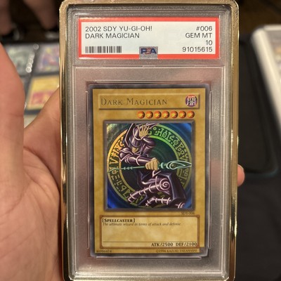 2002 Yu-Gi-Oh! Dark Magician SDY-006 PSA 10 Gem Mint. Low POP, Vintage Card!-image