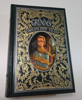 Grimm's Complete Fairy Tales Barnes & Noble Omnibus Book Leather bound HB-image