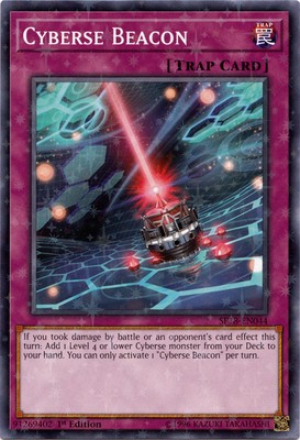 Cyberse Beacon - SP18-EN044 - Starfoil Rare - 1st Edition - Lightly Played-image