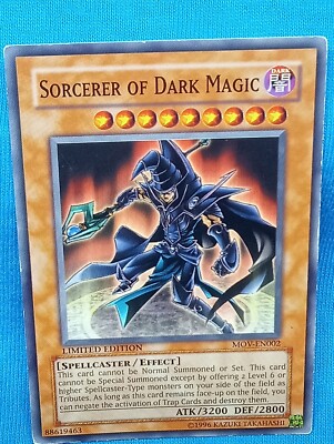 YuGiOh Cards - Sorcerer of Dark Magic - MOV-EN002 - Lightly Played!-image