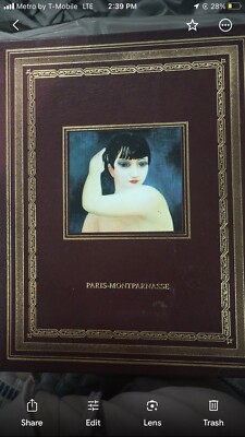 EASTON PRESS PARIS MONTPARNASSE BOOK Leather Bound 2004 Glorious Art-image