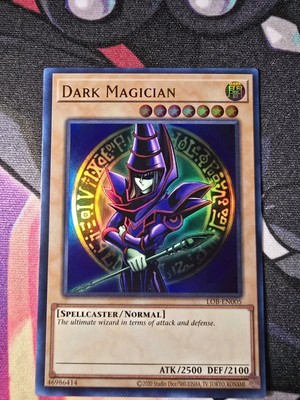 Dark Magician LOB-EN005 - Ultra Rare Yugioh Card - 25th Anniversary - NM-image
