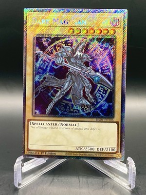 Yu-Gi-Oh! Dark Magician RA04-EN106 Platinum Secret Rare 1st Edition Stampede NM-image