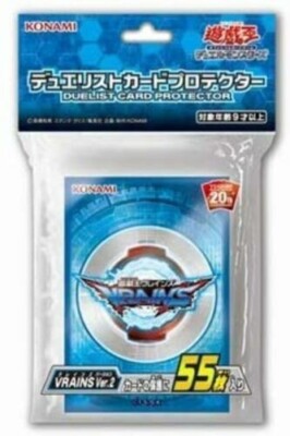 (55)ct Yugioh Konami Official VRAINS Ver.2 Trading Card Sleeve Protector-image