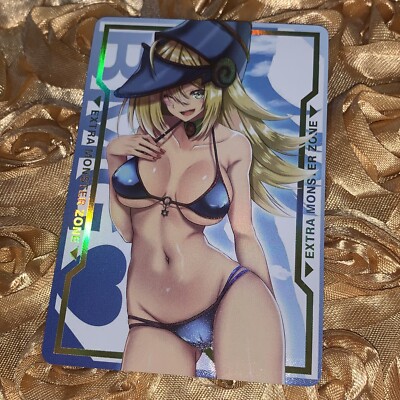 DARK MAGICIAN GIRL Yu-Gi-Oh! Goddess Story Anime Waifu Foil Girl Card Bikini-image