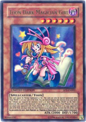 Yugioh! LP Toon Dark Magician Girl - JUMP-EN010 - Ultra Rare - Limited Edition L-image
