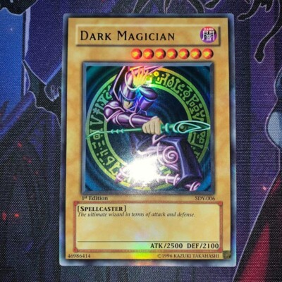Yugioh Dark Magician  SDY-006  1st Edition! Asia ver ULTRA RARE-image