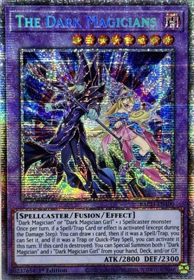 YuGiOh! The Dark Magicians [BACH-EN100] Starlight Rare; 1st Edition NM-image