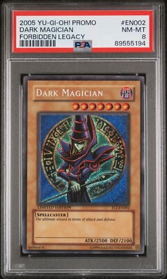 Dark Magician FL1 PSA 8 Secret Rare Promo #EN002 Yugioh 2005-image