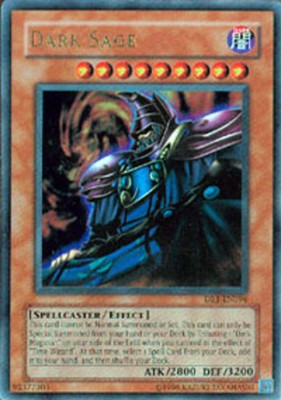 Yugioh! LP Dark Sage - DB1-EN096 - Ultra Rare - Unlimited Edition Lightly Played-image