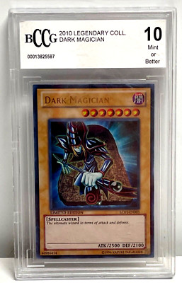 Yugioh BCCG 10 MINT Dark Magician LC01-EN005 2010 Legendary Collection Ultra-image